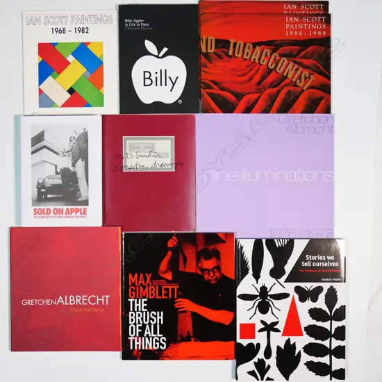 CONTEMPORARY NZ ART PUBLICATIONS INCL. BILLY APPLE